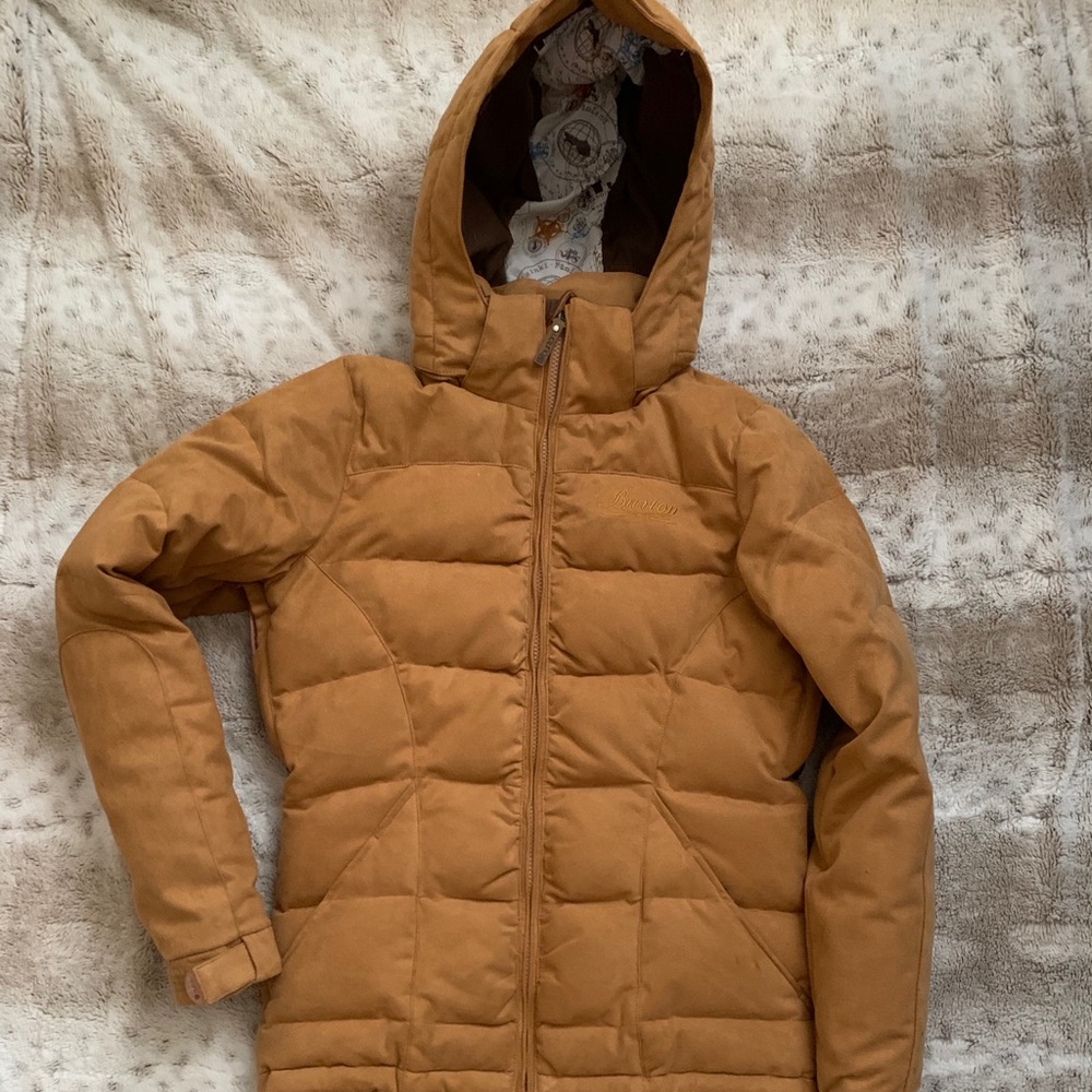 Burton puffy down jacket